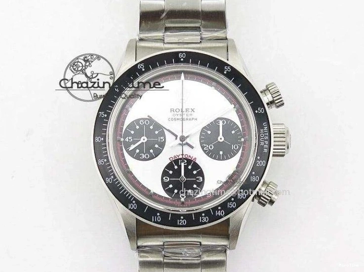 MiroTime 1226 Sleek Custom Daytona 116520 RBOW Rainbow Clean Best Edition Black Dial on SS Bracelet SA 1730